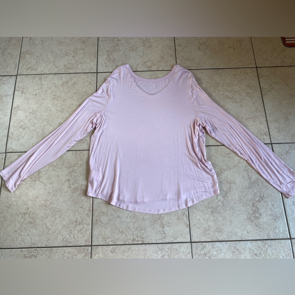 No Boundaries Pink Long Sleeve Top Size 3X - Picture 5 of 5